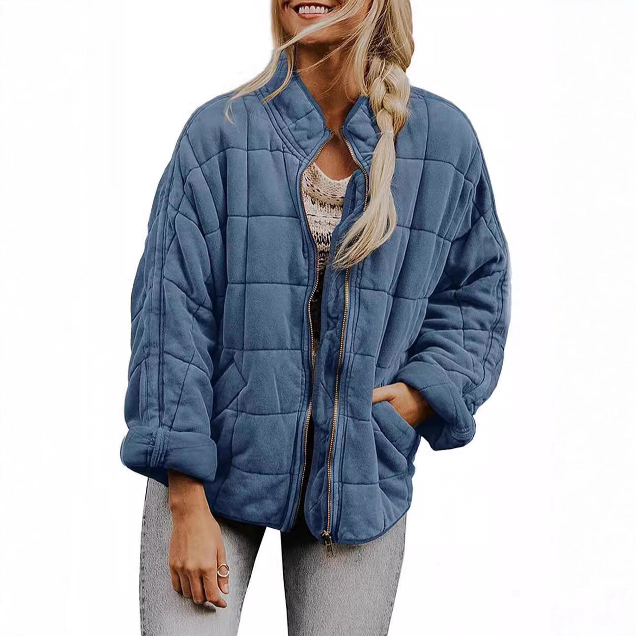 Damen Übergröße Steppjacke R&B
