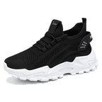Damen Laufend sportive Sneakers mit atmungsaktivem Mesh-Obermaterial und rutschfester Sohle