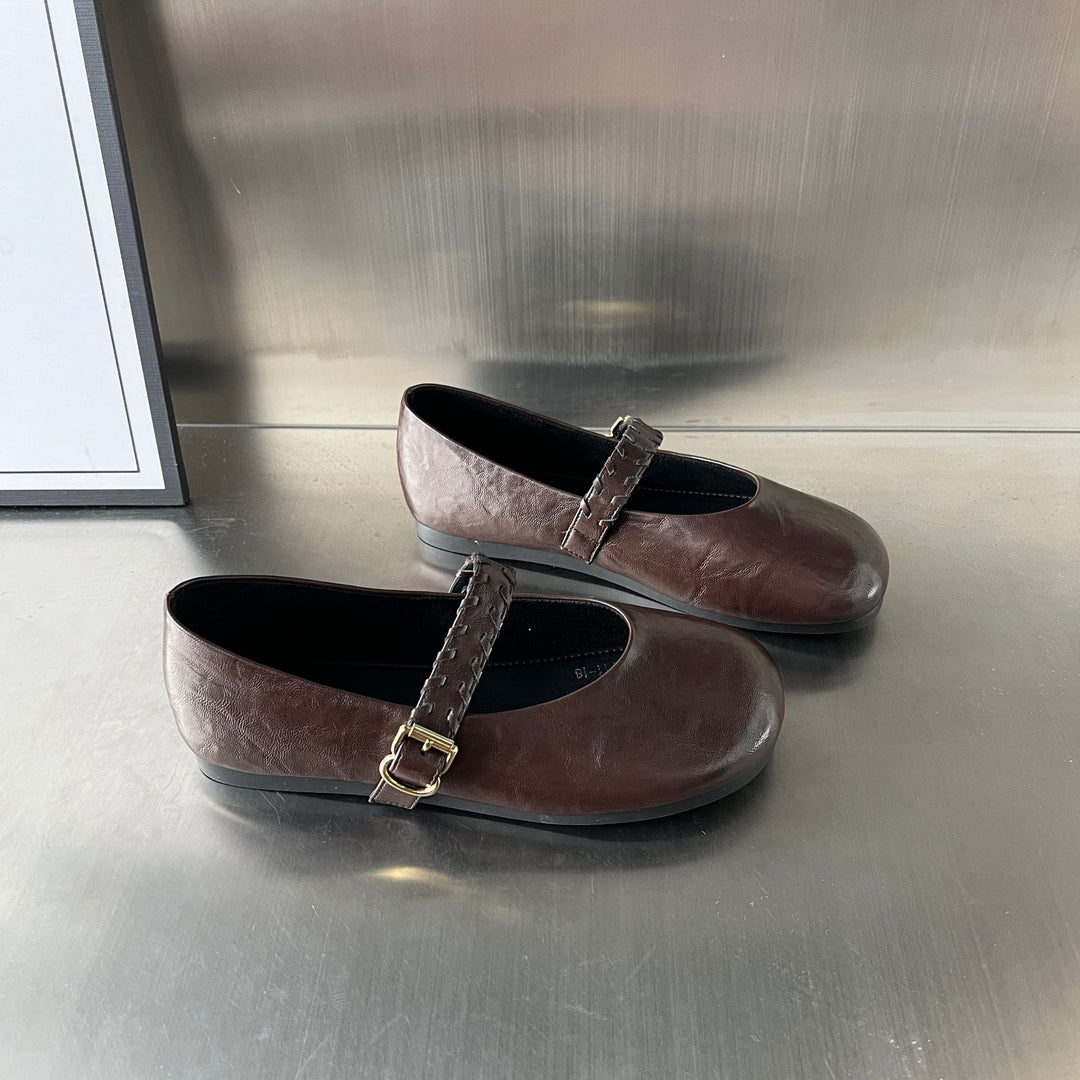 Damen Ballerinas mit elegantem Riemen und komfortabler Innensohle R&B
