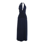 Damen Maxikleid mit raffiniertem Wickeldesign und elegantem Taillenbund R&B