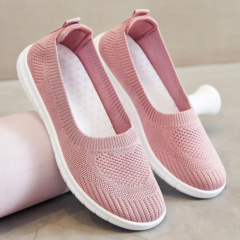 Damen Bequeme Knit-Slipper mit leichter Sohle R&B
