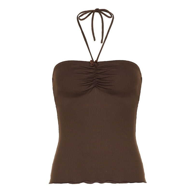 Damen Bandeau-Top mit raffinierten Raffungselementen und verstellbaren Trägern R&B
