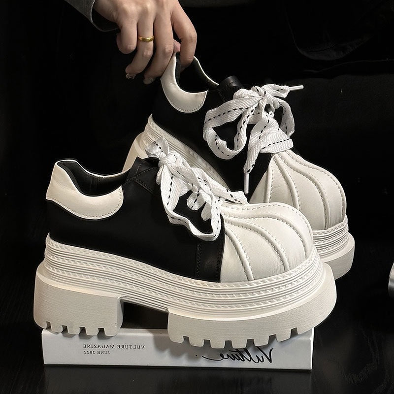 Damen Chunky Schuhe mit auffälligem Profil und robustem Obermaterial