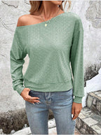 Damen Komfortables und stilvolles asymmetrisches Sweatshirt R&B