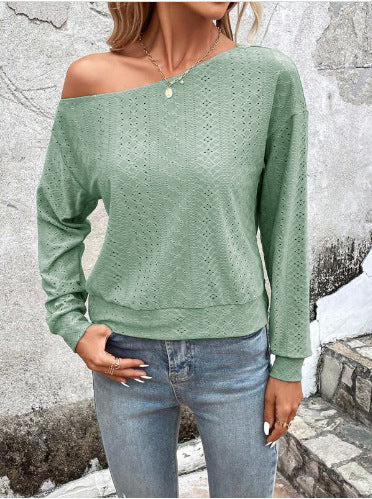 Damen Komfortables und stilvolles asymmetrisches Sweatshirt R&B