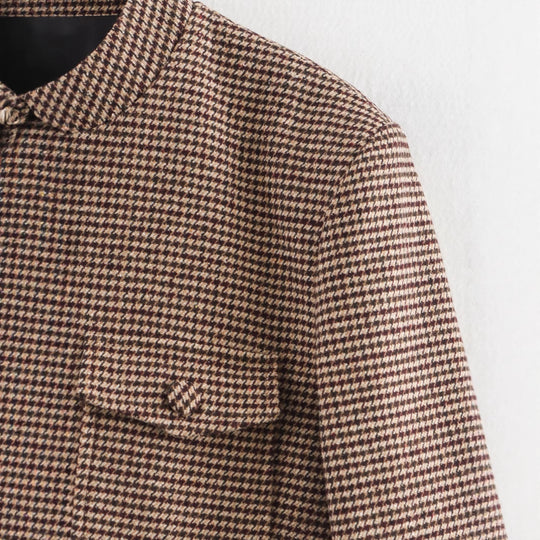 Damen Modische Jacke mit strukturierter Stoffoberfläche und praktischen Taschen R&B
