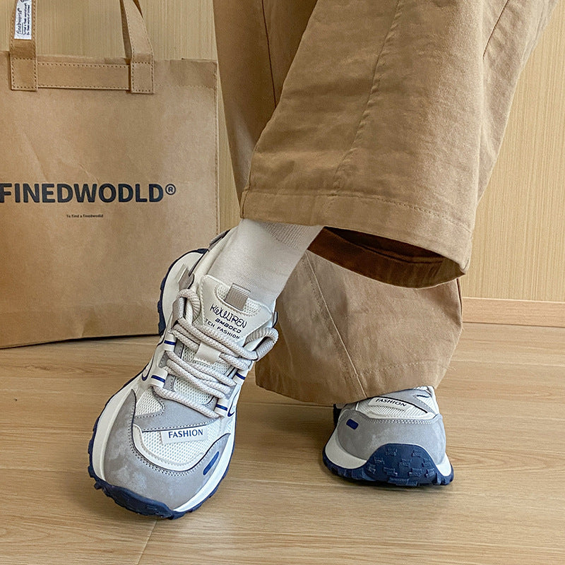 Damen Sportliche Sneakers mit atmungsaktiver Oberflächenstruktur und flexiblem Sohlenprofil R&B
