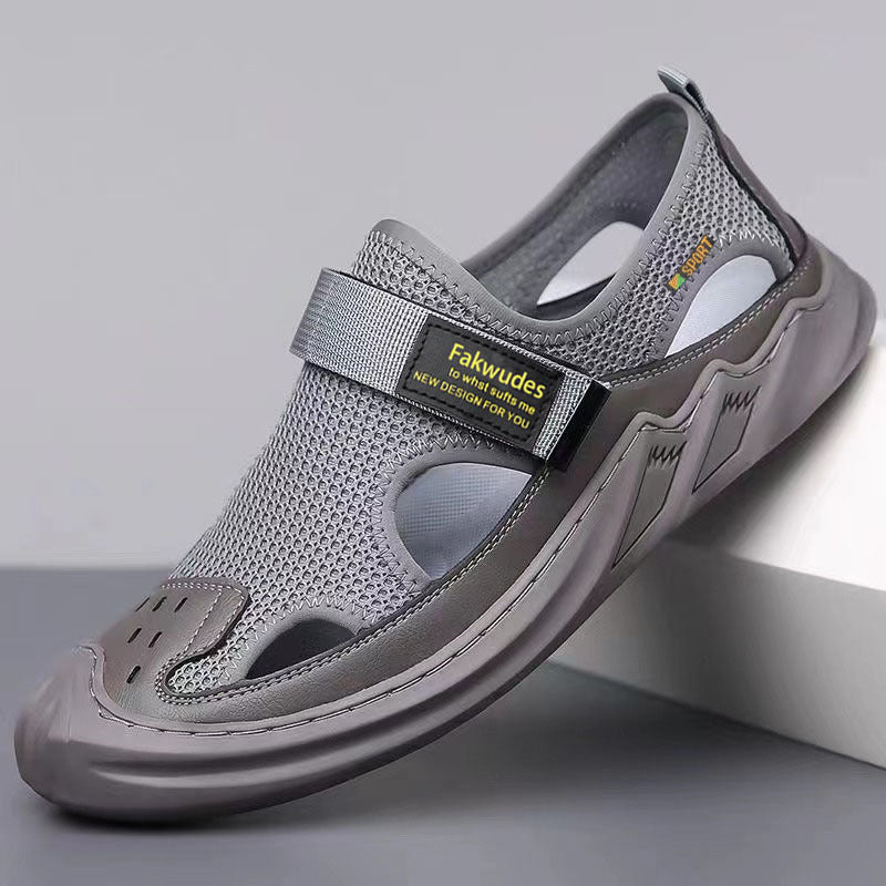 Damen Sportliche Sandalen mit anatomisch geformtem Fußbett und rutschfester Sohle R&B