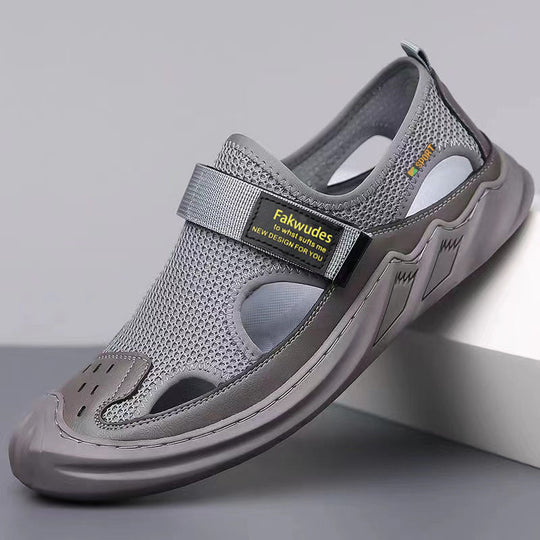 Damen Sportliche Sandalen mit anatomisch geformtem Fußbett und rutschfester Sohle R&B