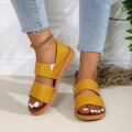 Damen Komfortable Riemensandalen mit doppeltem Klettverschluss R&B