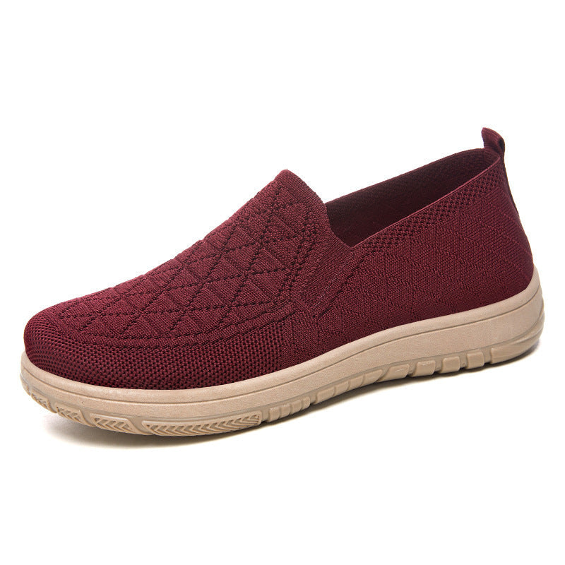 Damen Bequeme Freizeit Slip-On Schuhe mit atmungsaktivem Obermaterial R&B