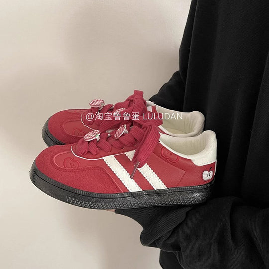 Damen Verspielte Sneakers mit kreativem Design und bunten Applikationen R&B