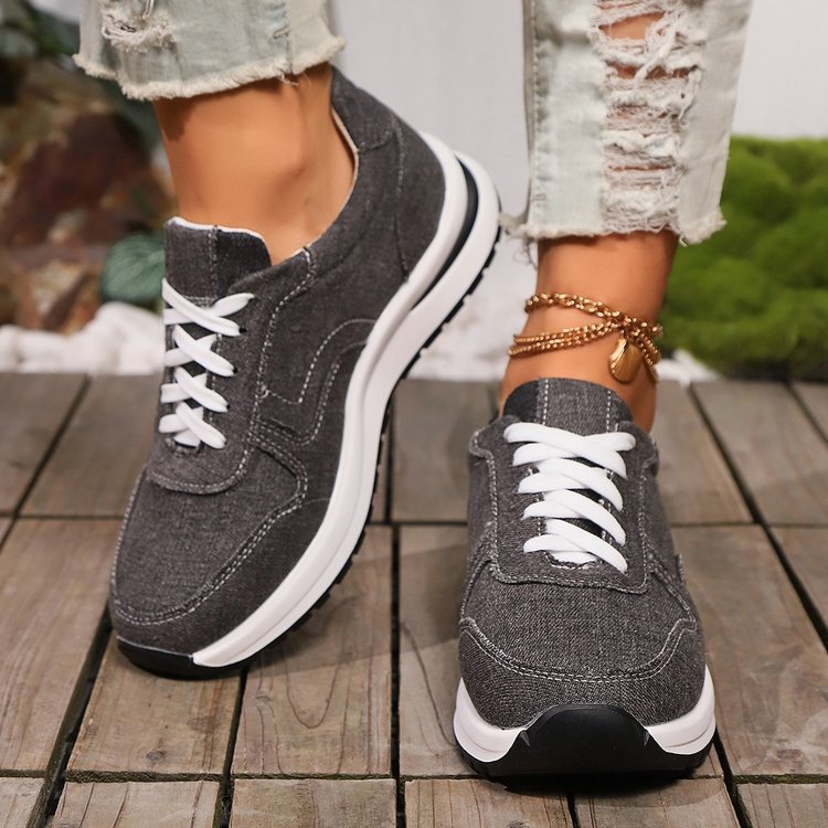Damen Komfortable Freizeitsneaker