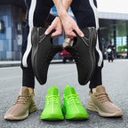 Damen Leichte und atmungsaktive Lauf Sneakers mit elastischem Obermaterial R&B