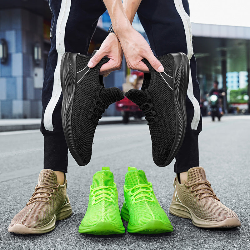 Damen Leichte und atmungsaktive Lauf Sneakers mit elastischem Obermaterial R&B