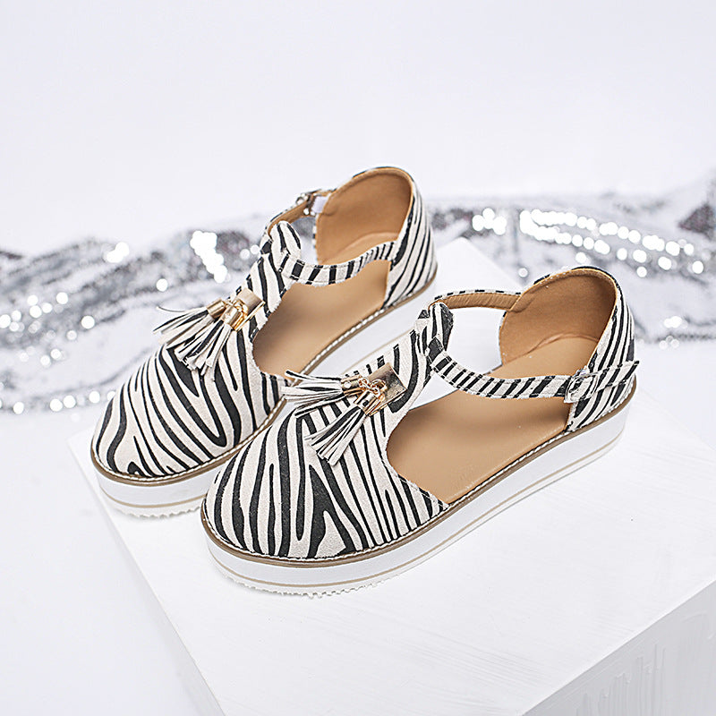 Damen Stilvolle Slip-On Sandalen
