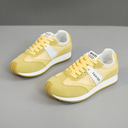 Damen Sportliche Sneakers mit atmungsaktivem Obermaterial und dämpfender Sohle R&B
