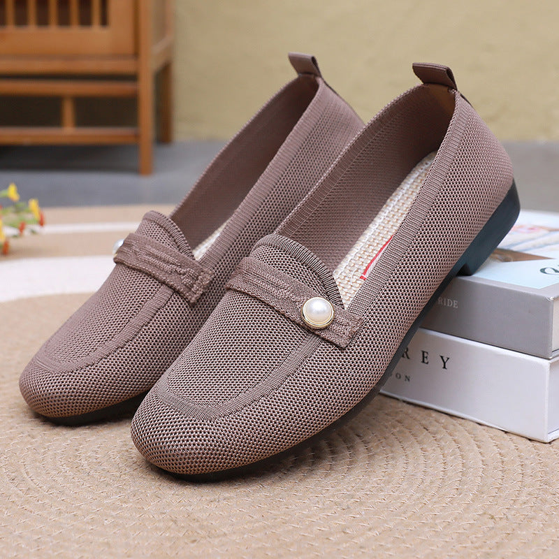 Damen Bequeme Slip-On Loafers mit modischem Detail R&B