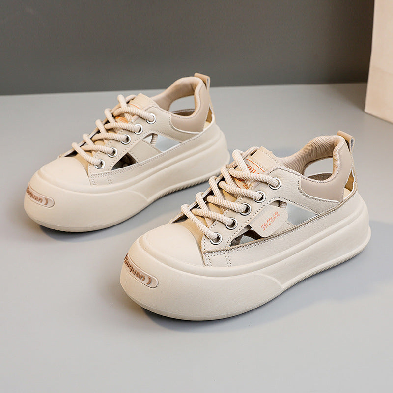 Damen modische Sneaker mit innovativem Sohlendesign und atmungsaktiver Obermaterialstruktur R&B