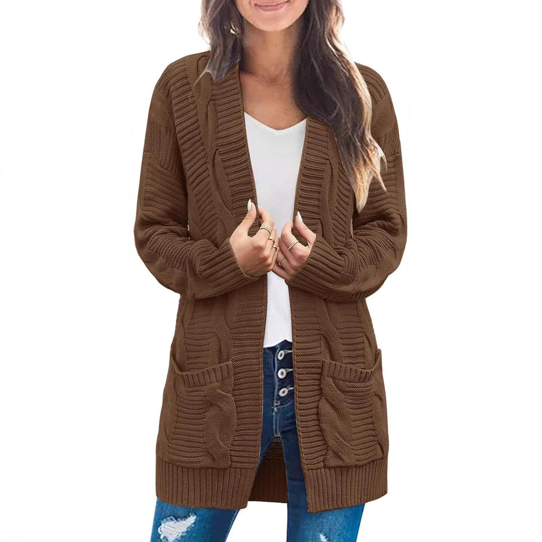 Damen lässiger Strickcardigan R&B