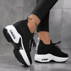 Damen Sportliche Sneakers mit atmungsaktivem Strick-Obermaterial und dämpfender Sohle