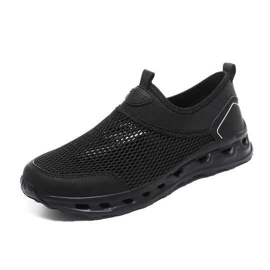 Unisex nan ultraleichter Netz-Schlupfschuh mit belüfteter Hohlkammerdämpfung R&B