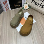 Damen modische Mokassins mit schlichtem Design und flacher Sohle R&B