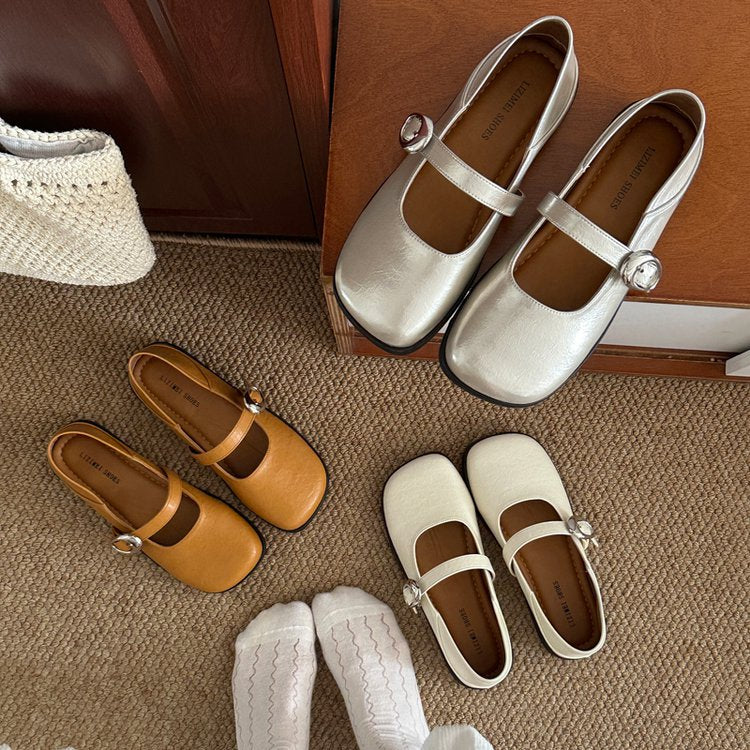 Damen elegante Mary Jane Schuhe mit geschmackvollem Riemchen und komfortablem Fußbett R&B