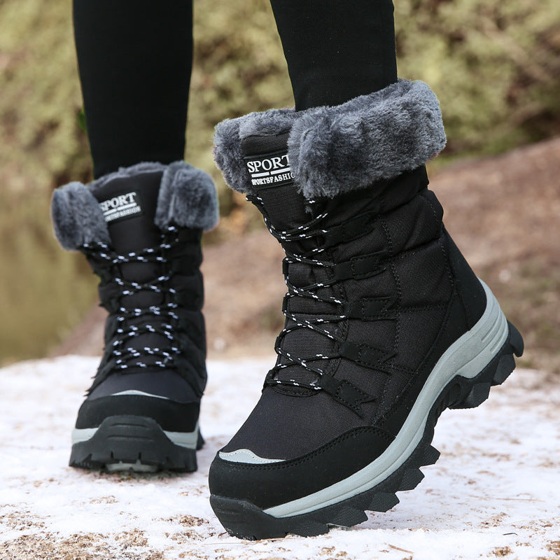 Damen Isolierte Winterstiefel mit rutschfester Sohlenkonstruktion und kuscheligem Innenfutter R&B