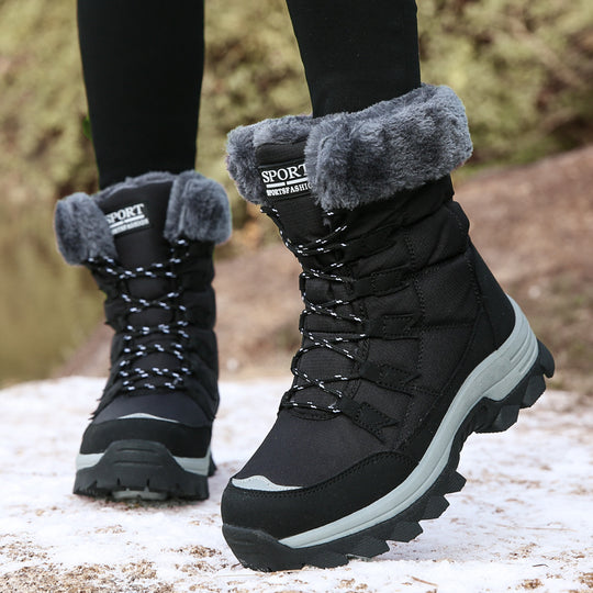Damen Isolierte Winterstiefel mit rutschfester Sohlenkonstruktion und kuscheligem Innenfutter R&B