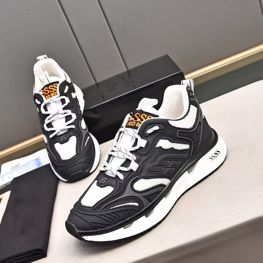 Damen Sportliche Laufschuhe mit atmungsaktiver Oberflächenstruktur und dynamischer Dämpfung R&B