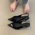 Damen Slingback-Pumps mit spitzem Design R&B