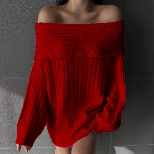 Damen Oversized Strickpullover R&B