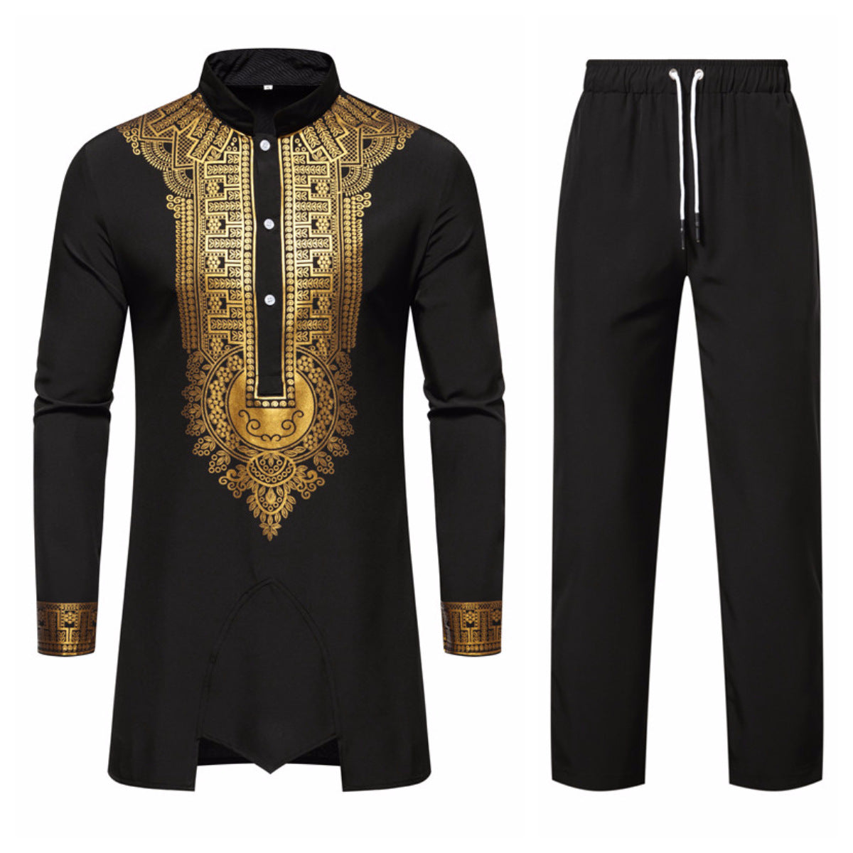 Herren elegantes Anzugset mit einzigartigem Muster R&B