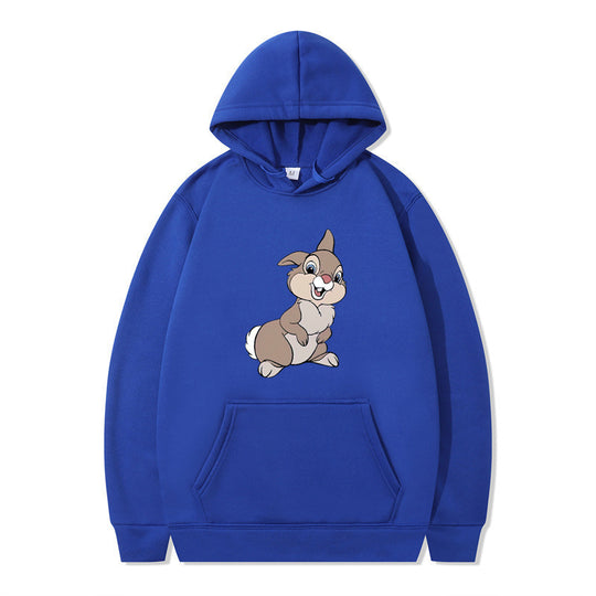 Damen Kapuzenpullover mit niedlichem Hasen-Design und bequemen Kängurutaschen R&B
