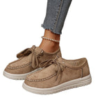 Damen Mokassins mit weichem Wildleder und rutschfester Sohle R&B
