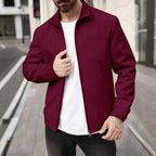 Herren modische Jacke mit strukturiertem Design R&B