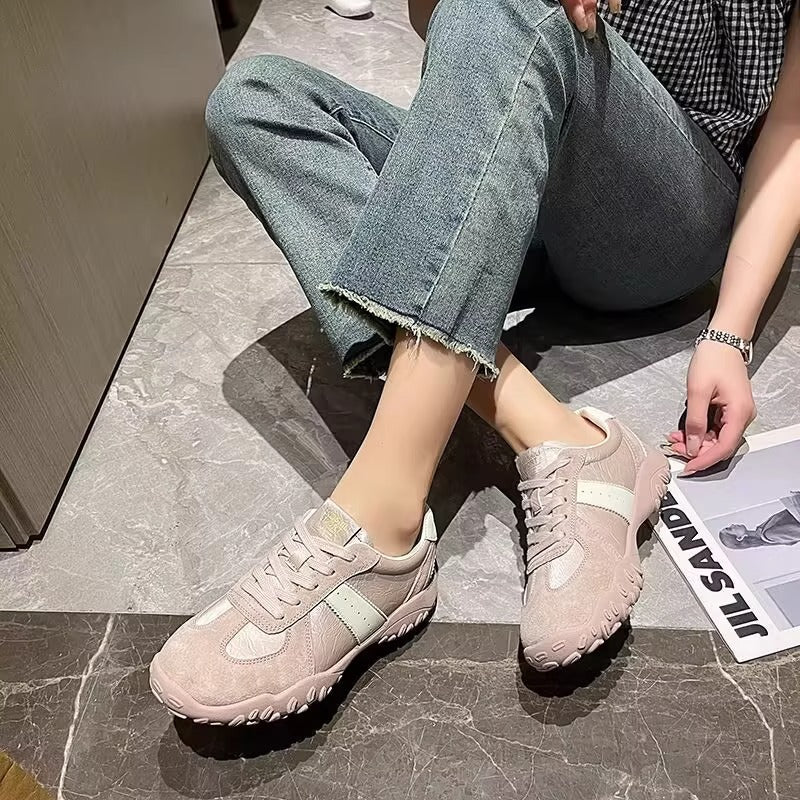 Damen Sportliche Sneakers mit innovativer Sohle und hochwertigem Wildleder-Obermaterial R&B