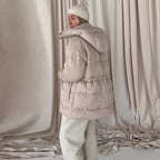Steppjacke Damen tailliert mit hohem Kragen