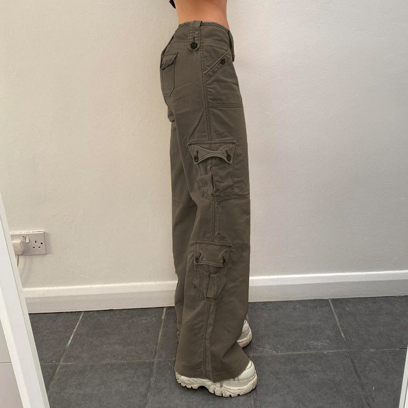 Damen Cargo-Hose mit praktischen Seitentaschen und lässigem Schnitt R&B