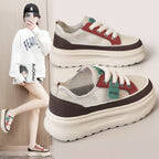Damen sportliche Sneakers mit robustem Obermaterial und dämpfender Sohle R&B