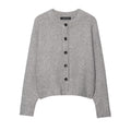Damen lässiger Strickcardigan mit Knopfdetails R&B