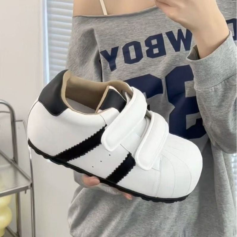 Damen Sneakers mit Klettverschluss und sportlicher Silhouette
