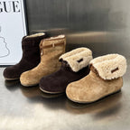 Damen modische und warme Stiefel mit weichem Innenfutter R&B