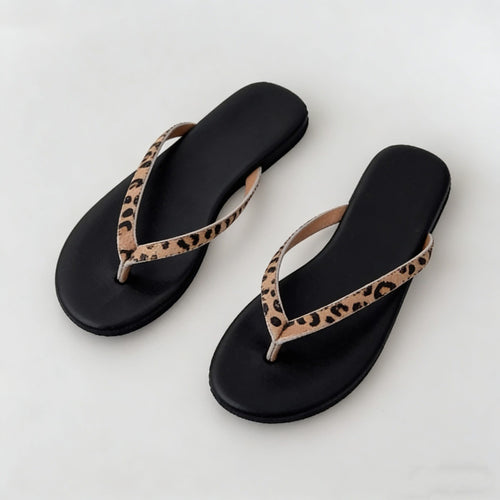 Damen Zehentrenner-Sandalen mit ergonomischem Fußbett und flexibler Sohle R&B