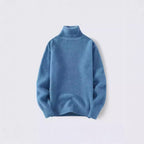 Herren warmer Rollkragenpullover aus weichem Strickstoff