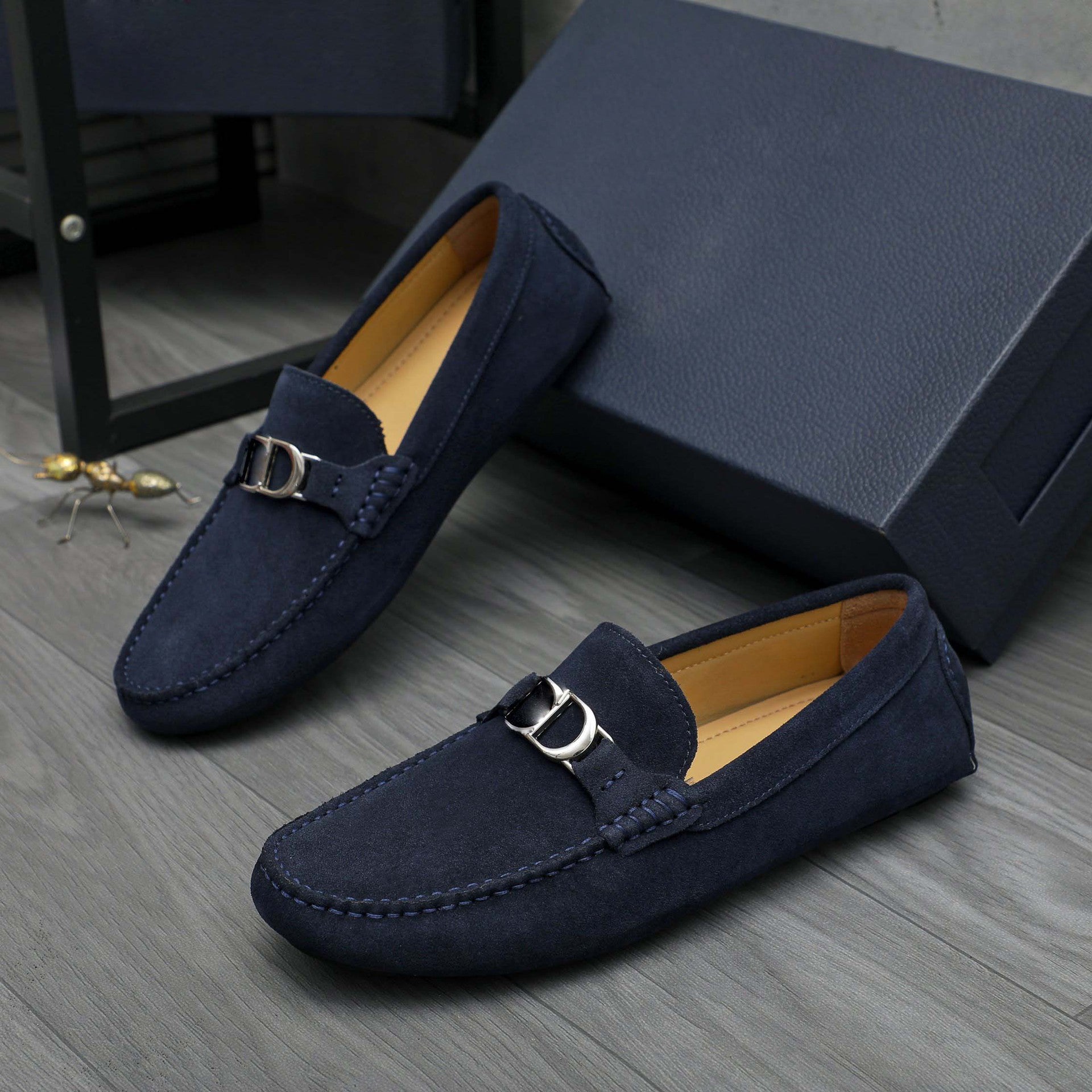 Herren Mokassin mit eleganter Schnallen-Applikation R&B