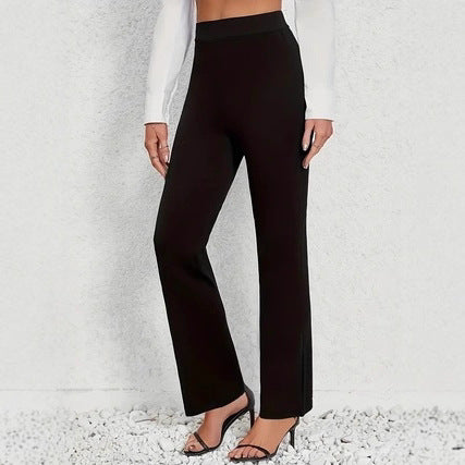 Damen elegante Flared-Hose R&B