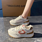 Damen Komfortable Sneakers mit atmungsaktivem Mesh-Obermaterial und dämpfender Sohle R&B