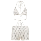 Damen Bikiniset aus hochwertigem Material mit modernem Polka-Dots Design R&B